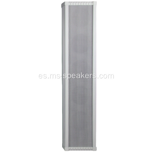 Altavoz de columna de aleación de aluminio impermeable activo